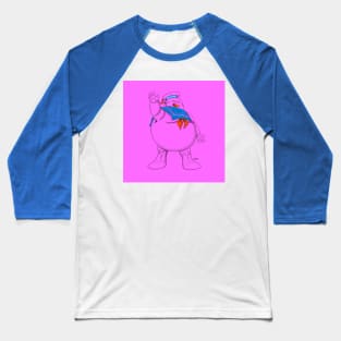 majin buu in marshmallow man cosplay Baseball T-Shirt